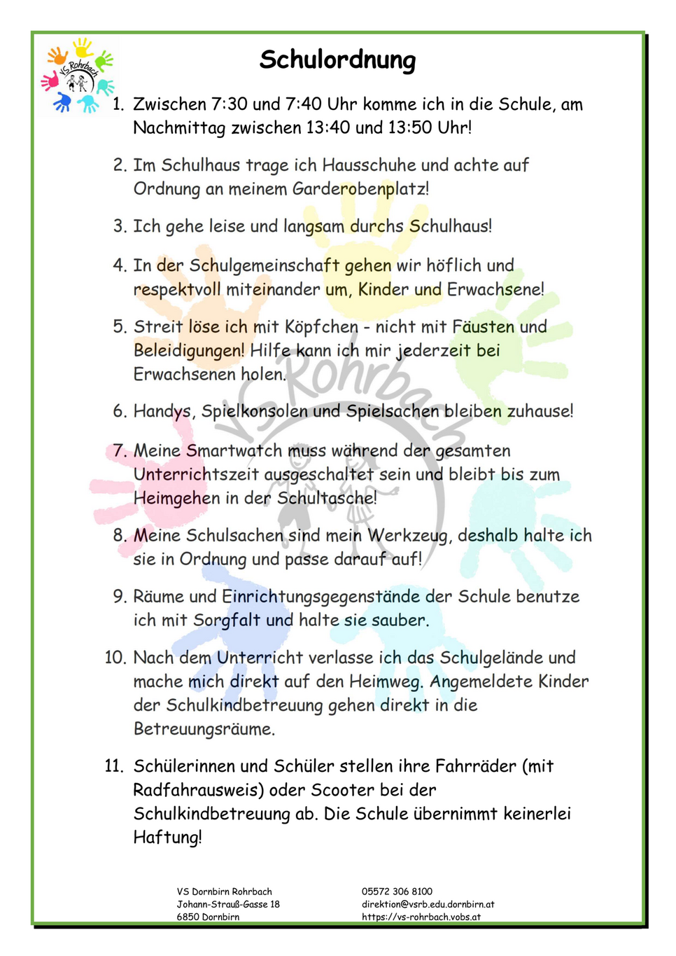 schulordnung